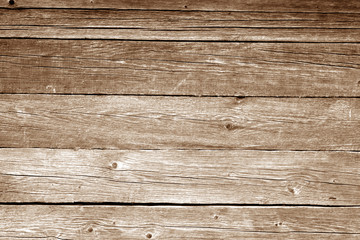 Old wooden wall in brown tone.