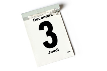 3. décembre 2020