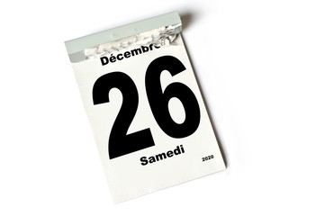 26. décembre 2020
