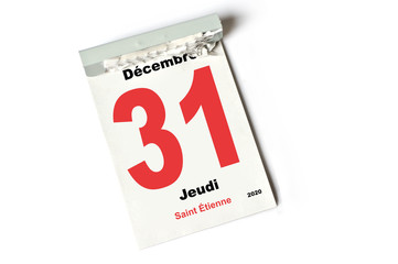 31. décembre 2020  La Saint-Sylvestre