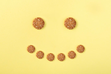 oatmeal smile cookies