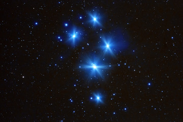 Milky Way stars photographed with astronomical telescope.