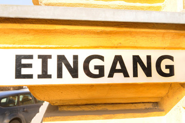 Eingang