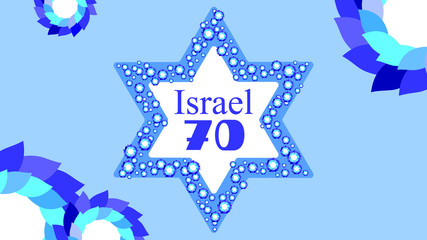 Selebration of Israel independense day 70 years of freedom