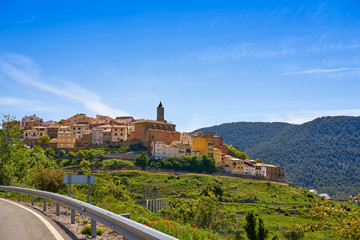 Fototapeta na wymiar Torrijas village in Valencia province of Spain