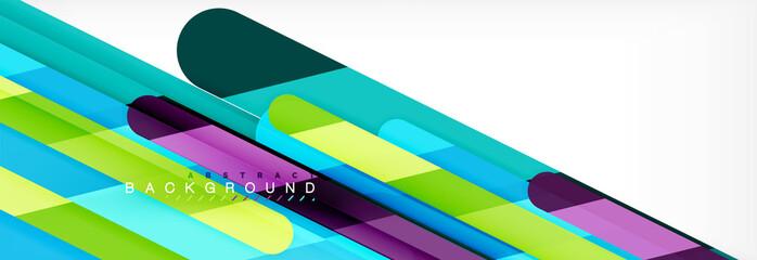 Abstract colorful lines, modern geometric background design