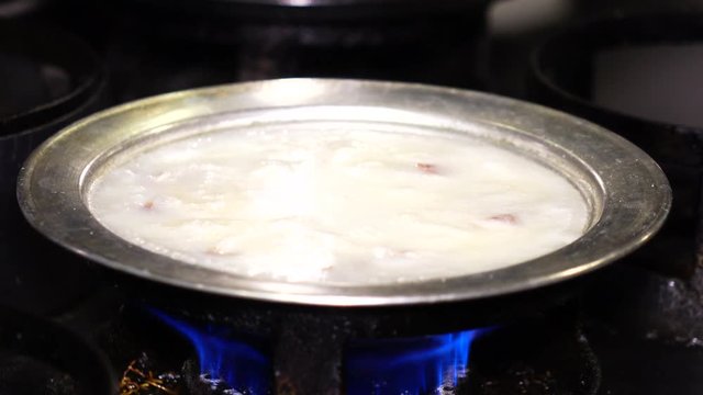 preparation of  kelle paca soup