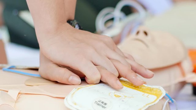 Adult CPR training and First Aid Instruction.