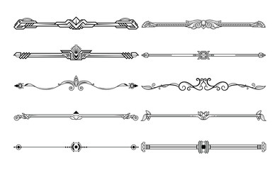Boarders and dividers decorative set