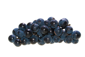 grapes isolated on white background