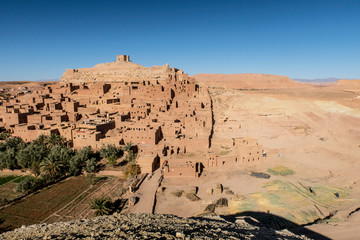 Ancient desert oasis Ait Benhaddou, Morocco