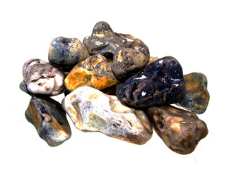 stone isolated on white background