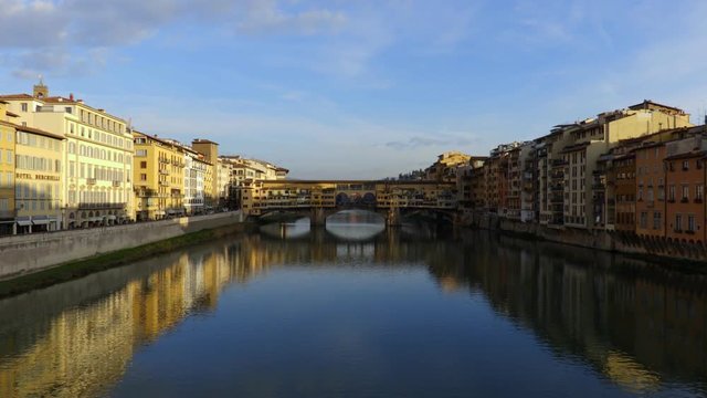 View of Ponte Vecchio in Florence