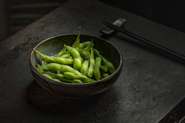 Edamame Soja Sojabohnen Japanisch Sushi