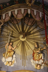 Sainte Trinité. Eglise Saint-Gervais et Saint-Protais. Saint-Gervais-les-Bains. / Holy Trinity. Church of St. Gervais and St. Protais. Saint-Gervais-les-Bains. 