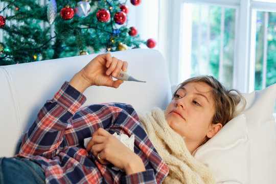 Sad Christmas Days For Ill Woman At Home