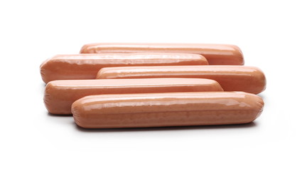 Hot dog isolated on white