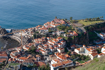 Fototapeta na wymiar Landscape of Madeira from Miradouro da Torre