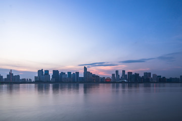 Fototapeta premium panoramic city skyline
