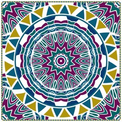 Ornamental ethnic pattern. For fashion design, shawl, textile, bandanna, print, invitation card. Vector illustration