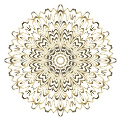 Fototapeta na wymiar Flower coloring Mandala. decorative elements. Oriental pattern, vector illustration. Indian, moroccan, mystic, ottoman motifs.