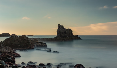 Daytime long exposure in the coast of Tenerife.