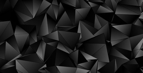 Fototapeta premium Triangular 3d, modern background