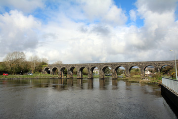 Fototapeta premium Old railway bridge Ballydehob west Cork, Ireland 
