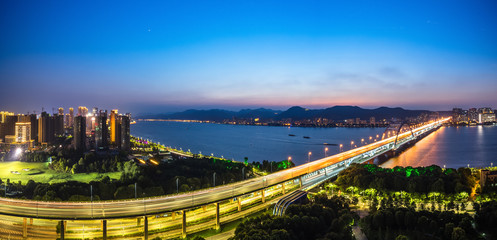 Obraz premium view of the city