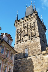 Fototapeta na wymiar Powder Tower in Prague, Czech Republic