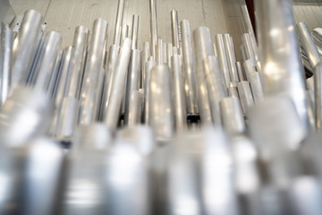 Aluprofile, Industire Farbrik Aluminium sägen, verarbeiten, Produktion Halle Lager