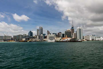Fototapeta premium Skyline of Auckland, North Island, New Zealand - the largest and most populous urban area in the country