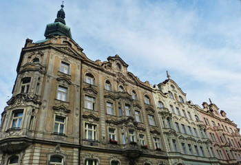Fototapeta premium building in the center of Prague, Czech Republic