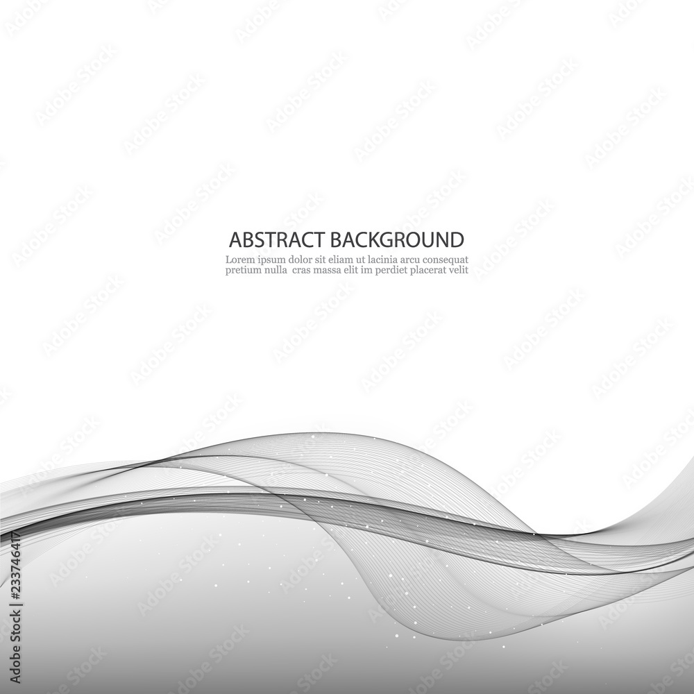 Poster abstract white background or pattern with smooth lines.