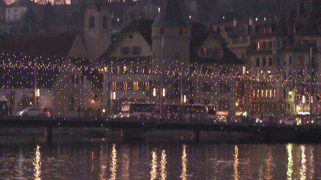 Lucerna, campanili e panorami in svizzera