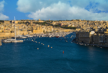 Fototapeta premium View of a Marina in Malta