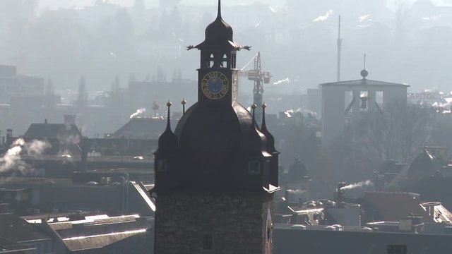 Lucerna, campanili e panorami in svizzera