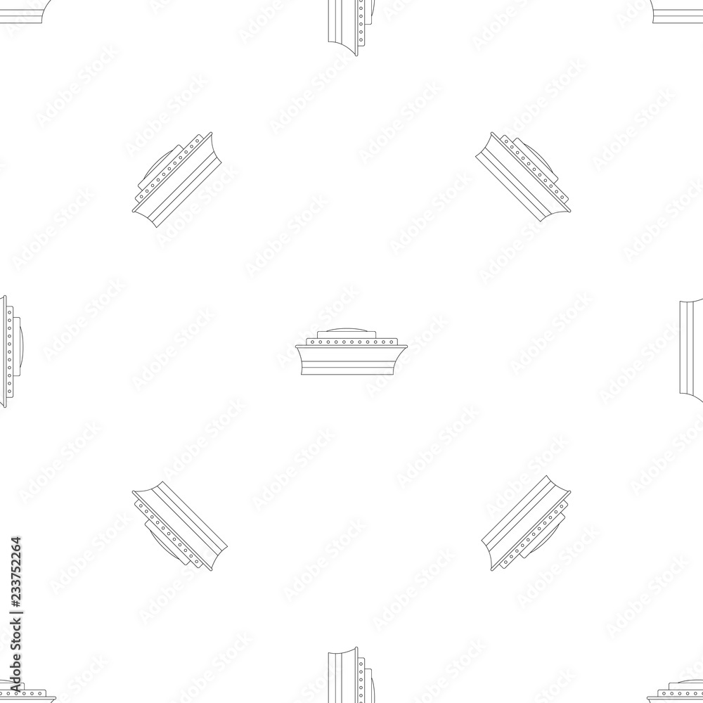 Poster ship pattern seamless vector repeat geometric for any web design