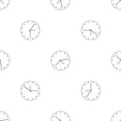 Fine clock pattern seamless vector repeat geometric for any web design