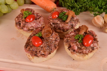 Farcies de viande de boeuf 