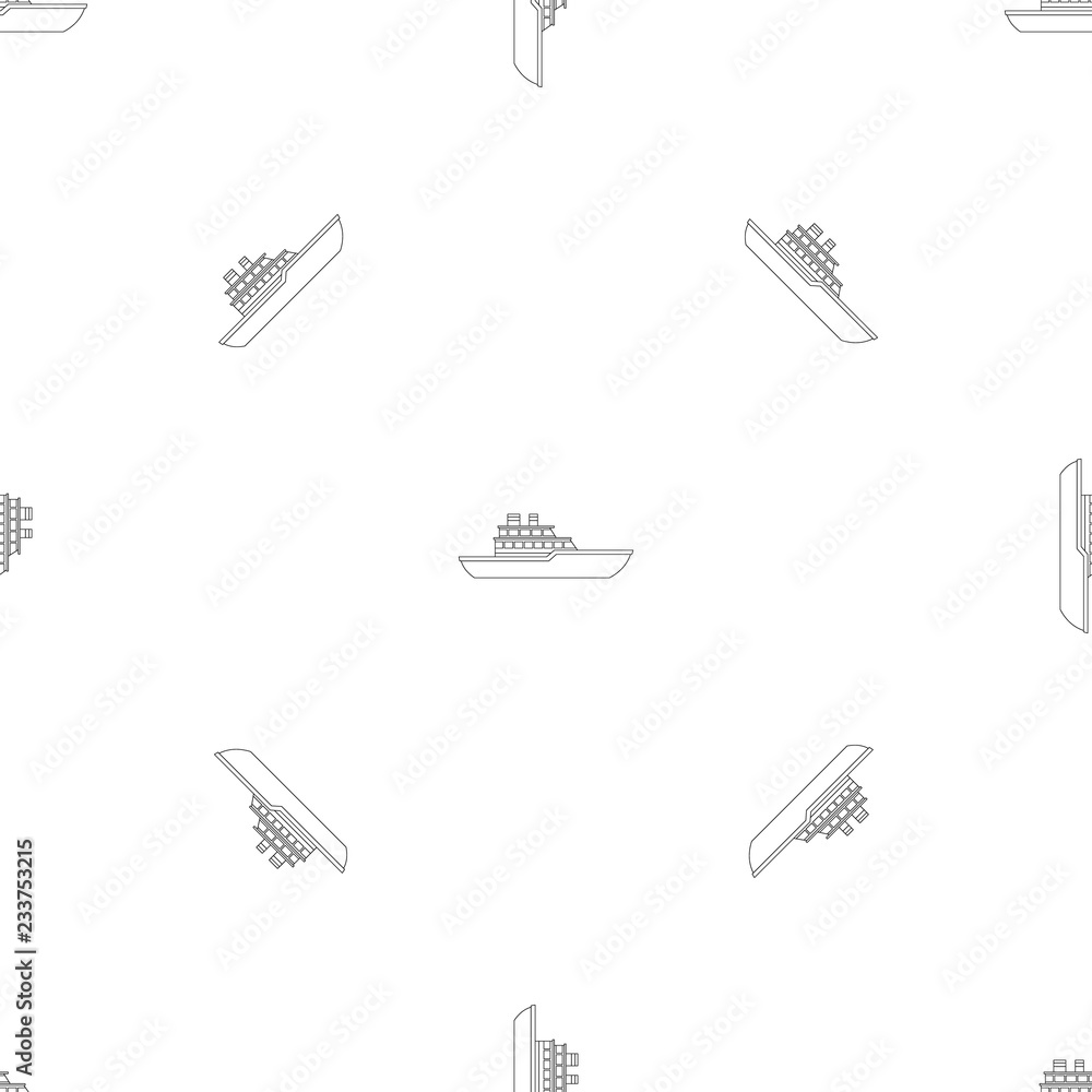 Poster military ship pattern seamless vector repeat geometric for any web design