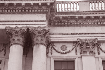 City Hall Facade; Dublin; Ireland