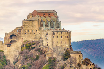 Obraz premium San Michele Sacra Abbey, Piamonte, Italy