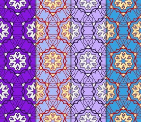 Set of geometric pattern in lace style. Ethnic ornament. Vector illustration. For modern line texture for wallpaper, packaging, banners, textile fashion fabric print, invitation cards.