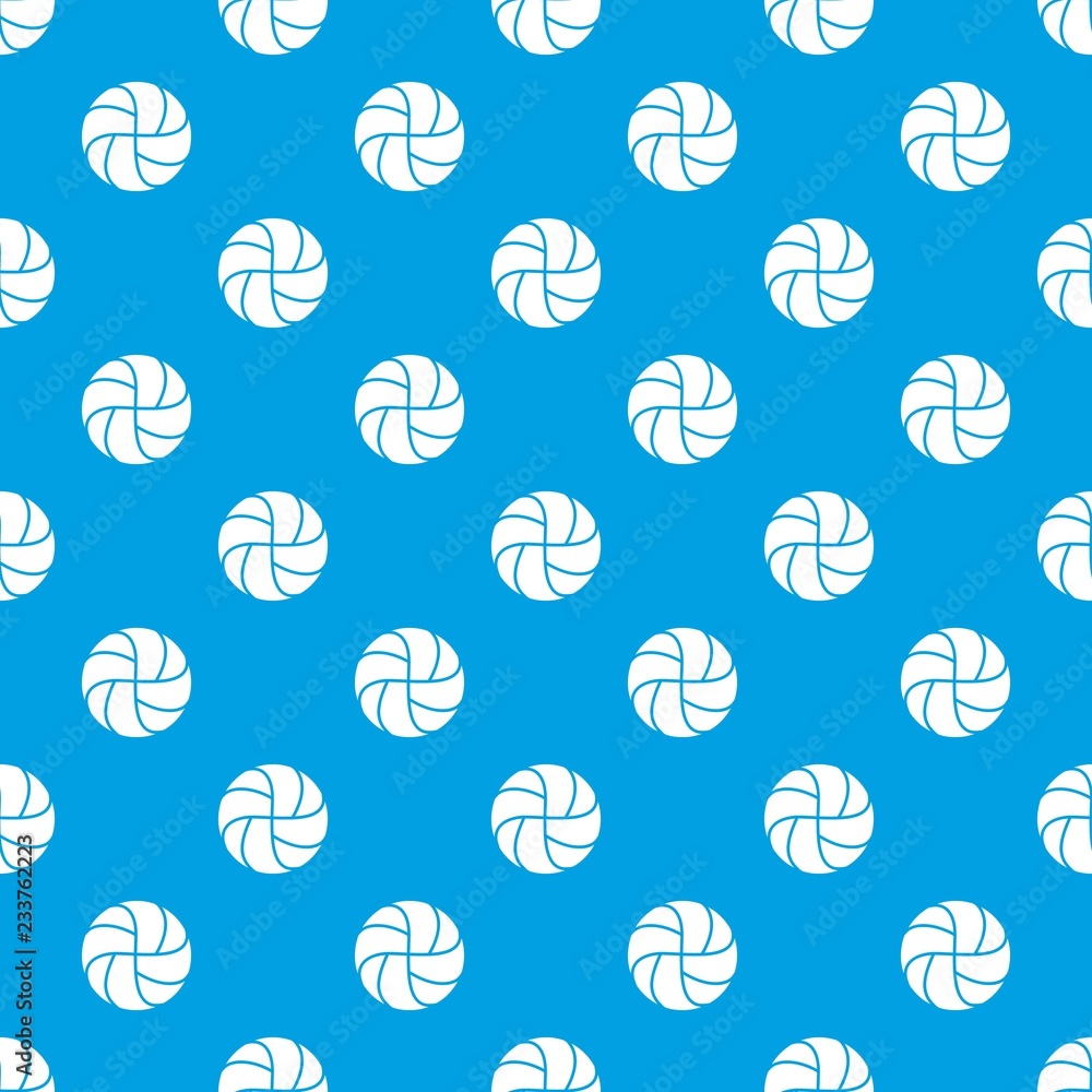 Poster handball pattern vector seamless blue repeat for any use
