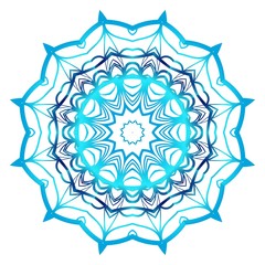 Ornamental circle pattern. Hand draw Mandala. Vintage decorative elements. vector illustration. Anti-stress therapy pattern.