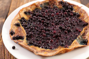 delicious blueberry omelet