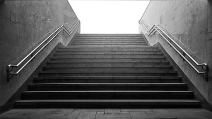 stairs from the subway