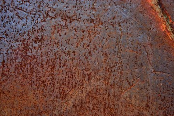 texture of rusty metal