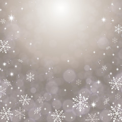 シルバー　キラキラ　雪の結晶